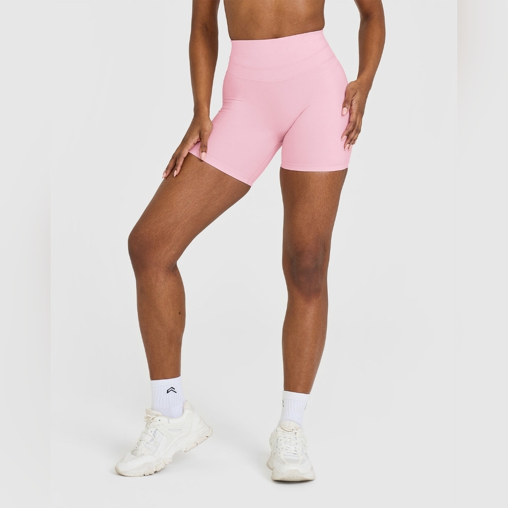 oner active unified high waisted shorts petal pink sz s
